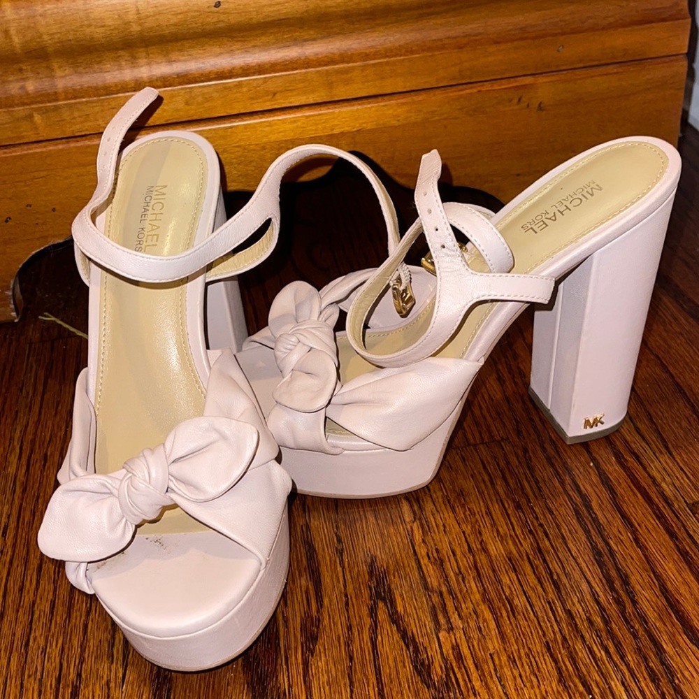 Michael Kors block heel